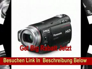 Panasonic HDC-SD 100 EGK Full HD Flash-Camcorder (SD/SDHC, 12-fach opt. Zoom, 2.7 Zoll LCD-Display, Bildstabilisator) schwarz