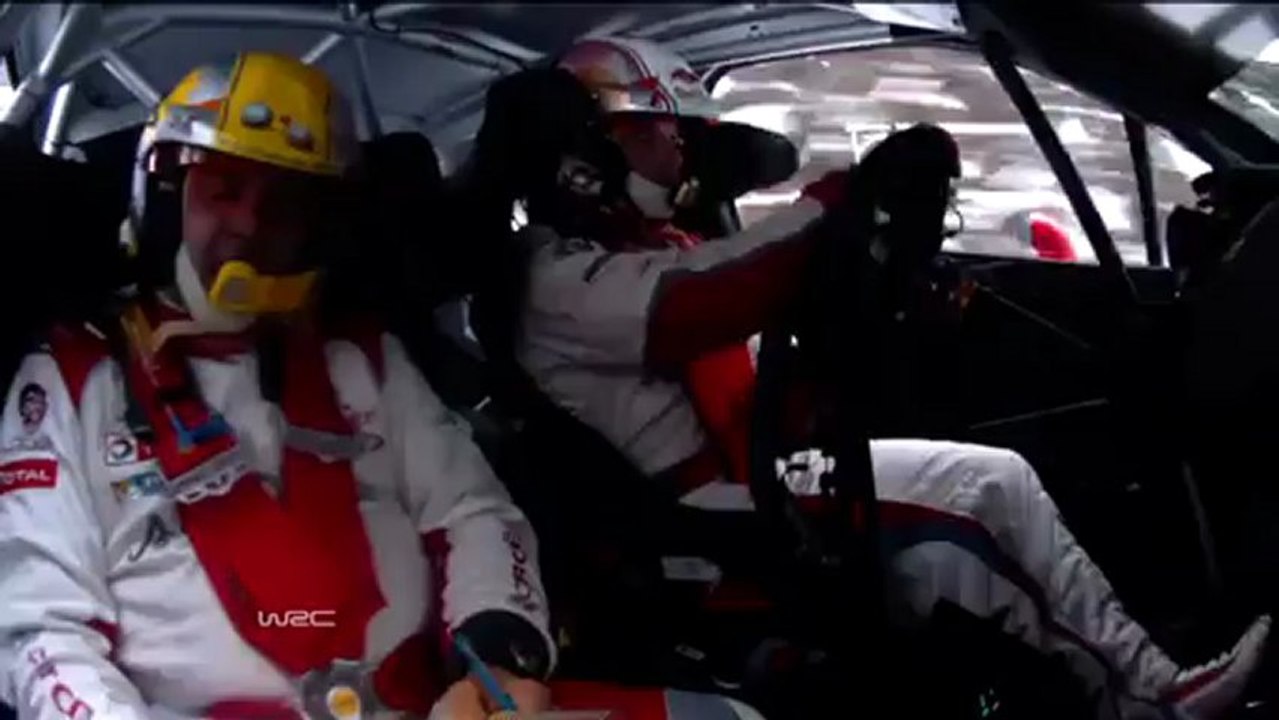 L'étape 1 du Rallye de Suède 2013 chez Citroên Racing