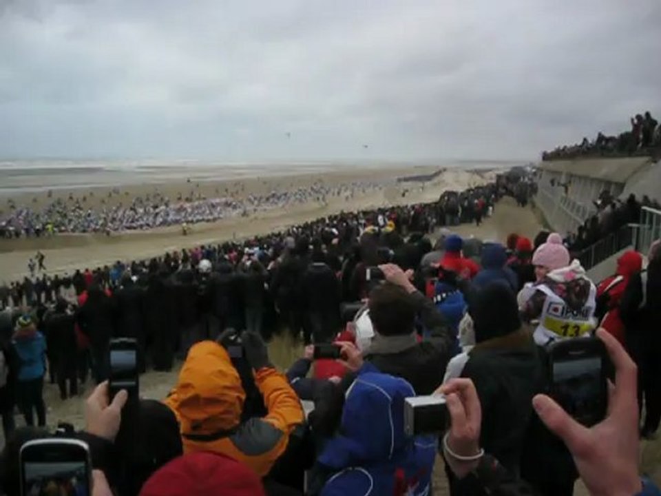 Balade des 3 côtes - Enduropale 1er virage suite - Février 2013