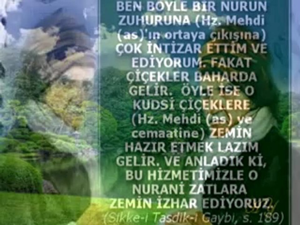 151 FARİS KAYA'NIN ÜSTAD KENDİSİNİ VE TALEBELERİNİ MEHDİYETE BULAŞTIRMAK İSTEMEMİŞTİR İDDASINA CEVAP