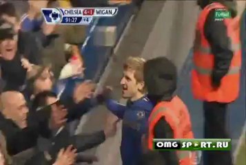 Chealse 4-1 Wigan Highlights 09.02.13