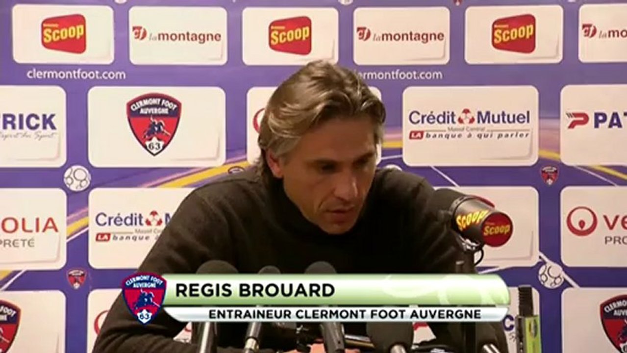 Conférence de presse Clermont Foot - Le Mans FC : Régis BROUARD (CFA) - Denis ZANKO (LEMANS) - saison 2012/2013