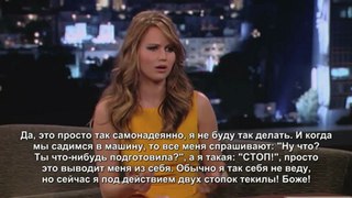 Jennifer Lawrence on Jimmy Kimmel Live PART 3