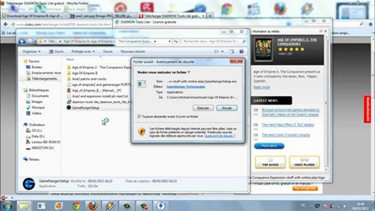 TUTO ::: Age of Empires 2 >> Jouer en ligne