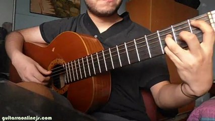 autumn leaves guitarra acordes jazz- tonica 5 y 6 cuerda Gm -part1