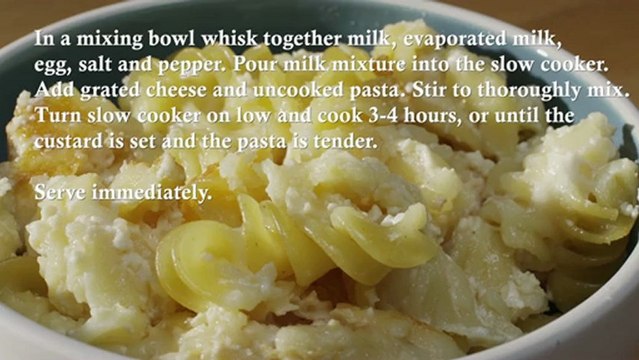 Slow Cooker Mac 'N' Cheese -Recipe