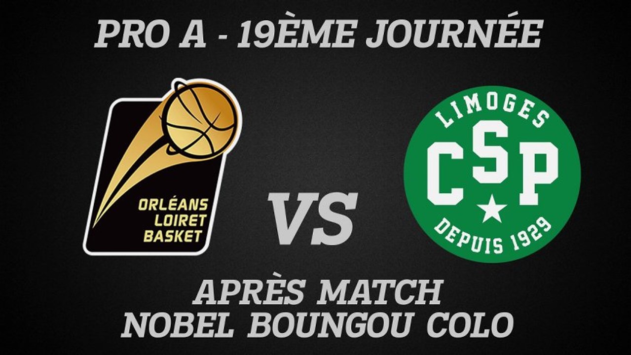 Réaction de Nobel Boungou colo - J19 - Réception de Limoges