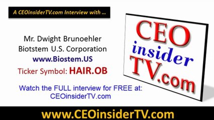 Biostem U.S. Corp. (HAIR, HAIR.OB) CEO Interview Video