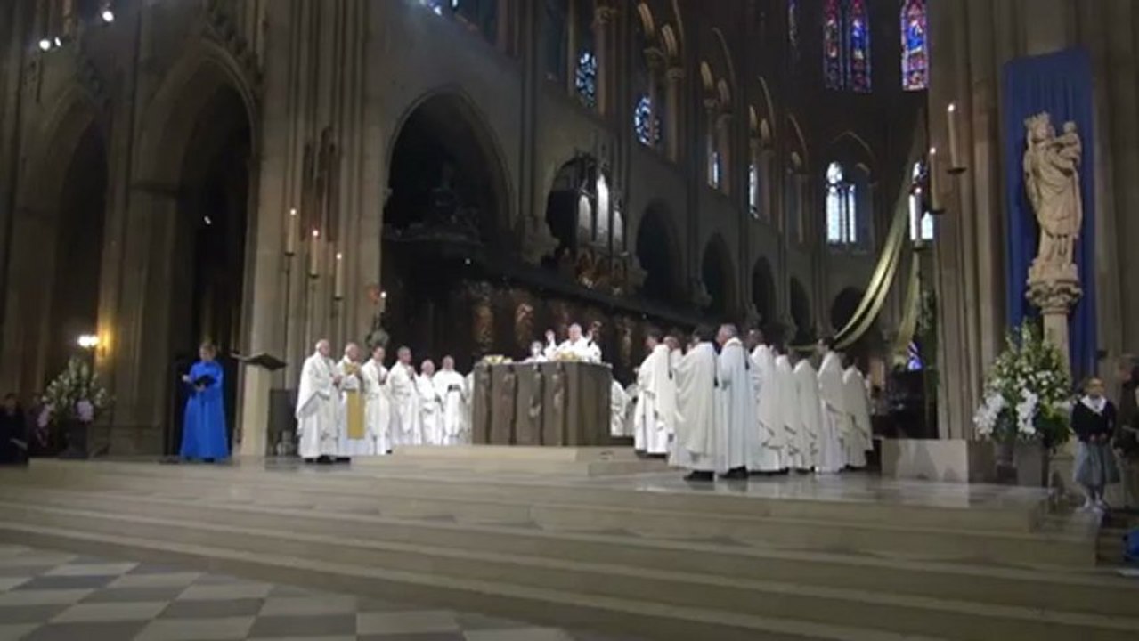 Notre Dame de Paris. Bénédiction des cloches
