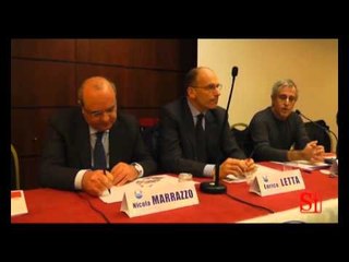Napoli - Letta: "Campania come la Florida, qui si vincono le elezioni" (09.02.13)
