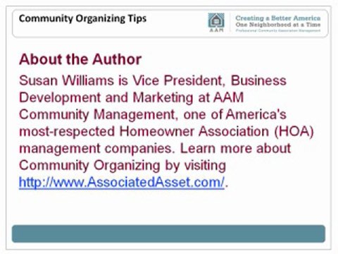 Community Organizing Tip: How to Attract HOA Volunteers