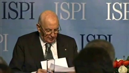 Napolitano - L'Italia e la politica internazionale (09.02.13)
