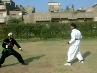 stick fight ( KARACHI CLUB WUSHU (KUNG FU) ACADEMY