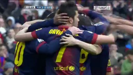 Descargar video: برشلونة 2-0 خيتافي - هدف ليونيل ميسي - تعليق علي سيد الكعبي