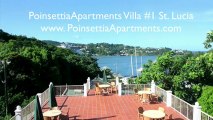 PoinsettiaApartments RoofTop Terrace Villa Rentals St. Lucia