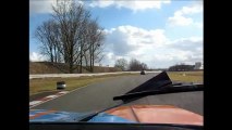 P'tite Vidéo de ma Renault 8 proto sur le Circuit de Clastres 02 le 19 Février 2012
