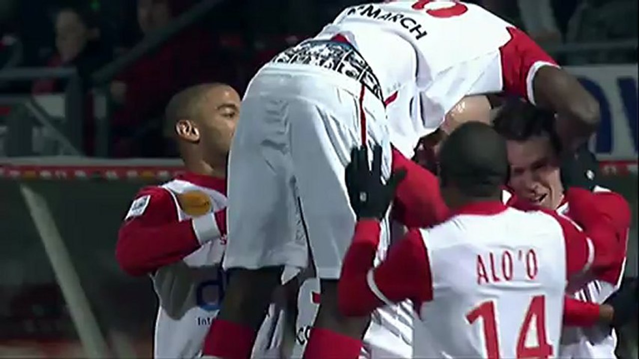 But Sébastien PUYGRENIER (29ème) - AS Nancy-Lorraine - Stade de Reims (1-2) - saison 2012/2013