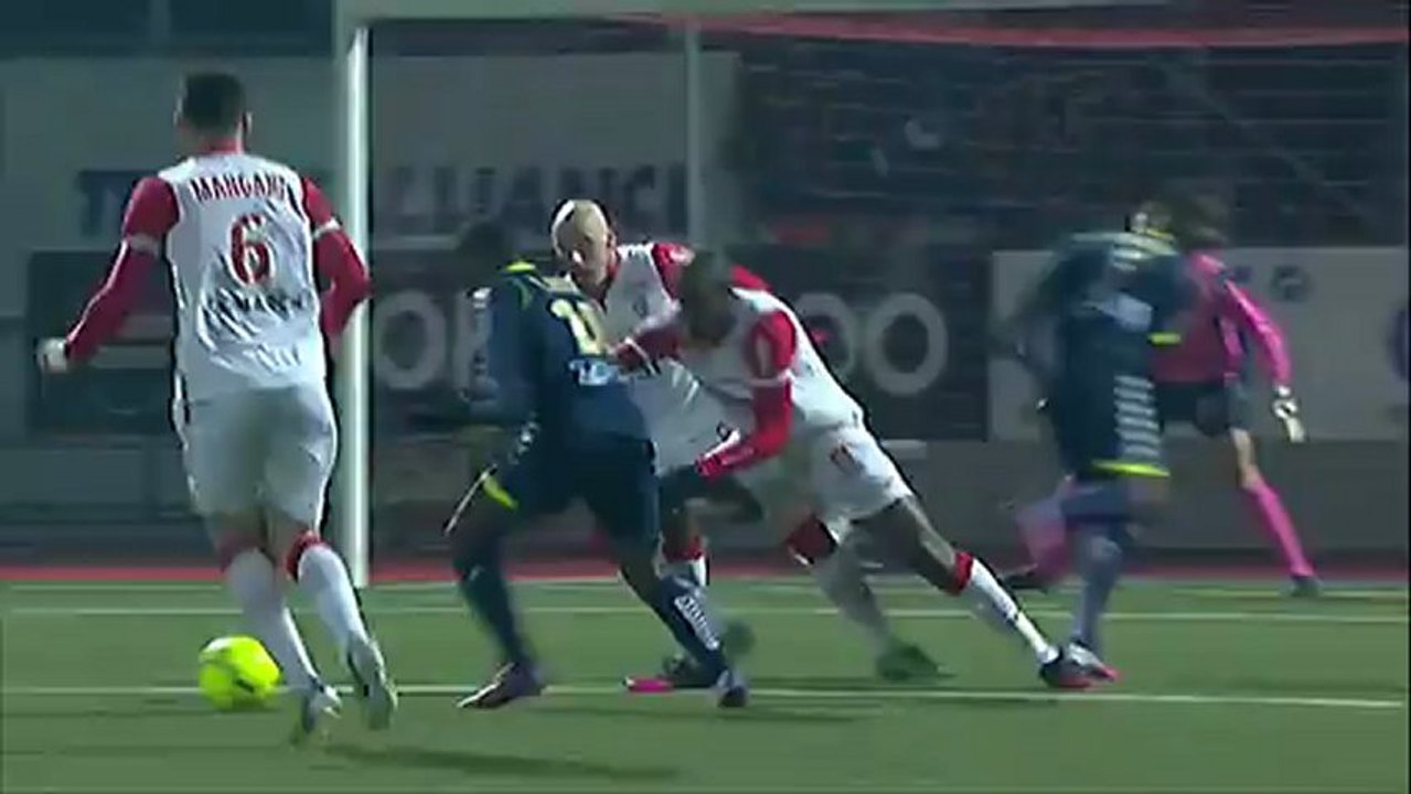 But Floyd AYITE (48ème) - AS Nancy-Lorraine - Stade de Reims (1-2) - saison 2012/2013