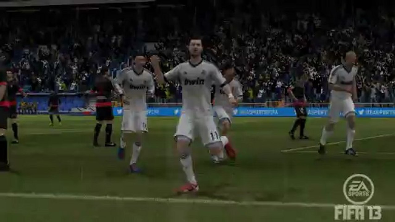 Copa 8e retour : Real Madrid - Atlético Madrid : But Lewel