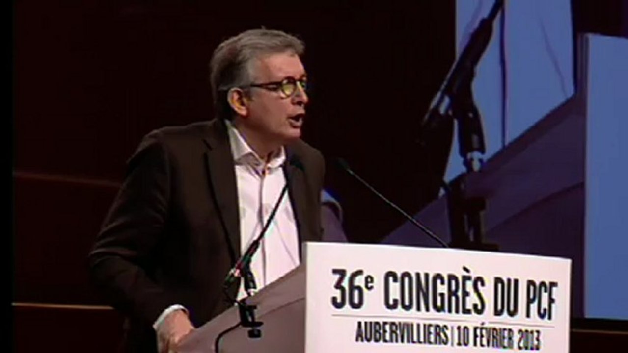 36e congrès du PCF - PSA puis Pierre Laurent sur Europe