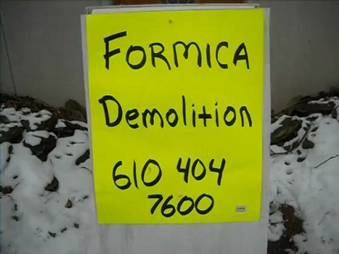 Formica Demolition | Exton, PA | West Chester PA | NJ and DE 610-404-7600