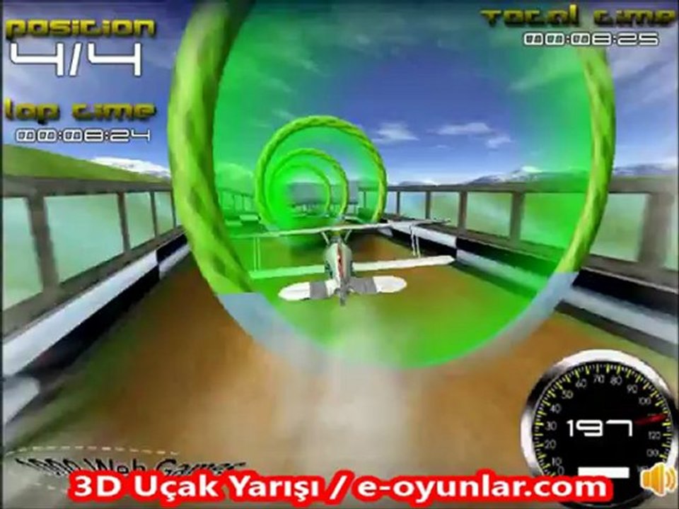 3D Uçak Yarışı / e-oyunlar.com