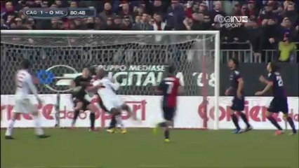 Seria A : AS Cagliari vs AC Milan 1-1