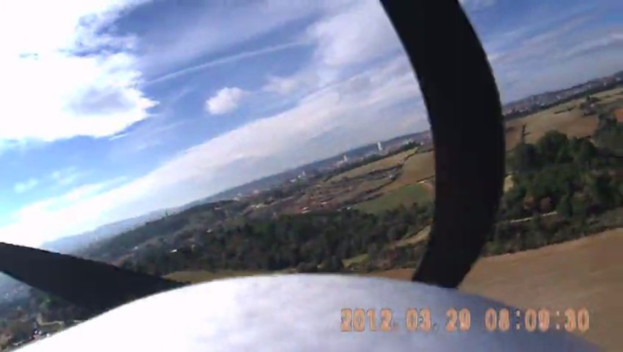 Vol Avioneta, càmera a bord.