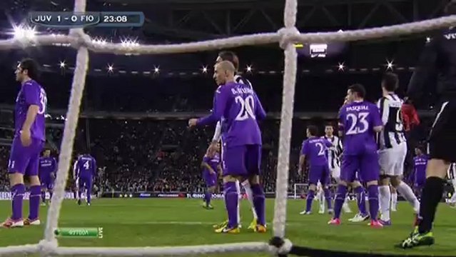 Ювентус-Фиорентина. 1 тайм