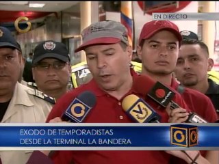 Más de 55 mil personas se han trasladado por terminal La Bandera