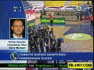 Spor Toto Türkiye Kupası Fenerbahçe Ülker’in -  Fenerbahçe Ülker 63-57 Galatasaray Medical Park