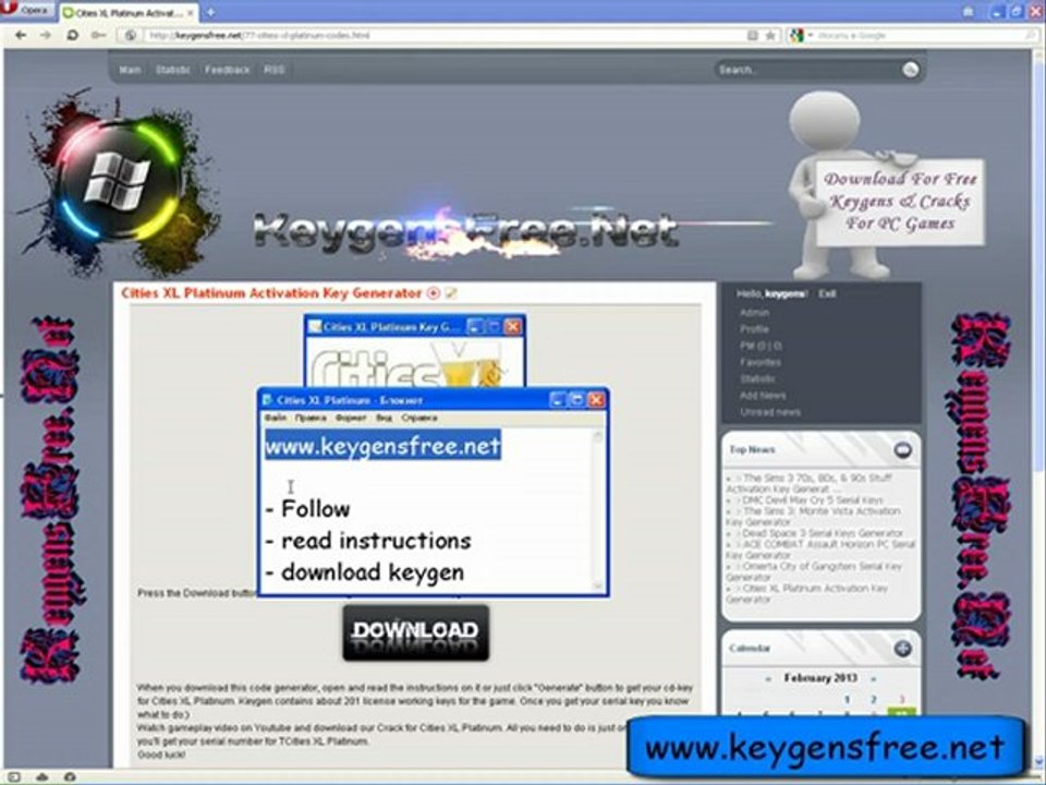 Cities XL Platinum Full PC Game + cd key