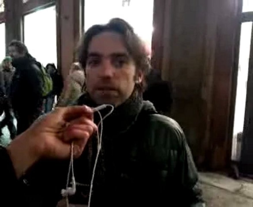 Anglotedesco intervistato dallo staff dello tsunami tour di Beppe Grillo