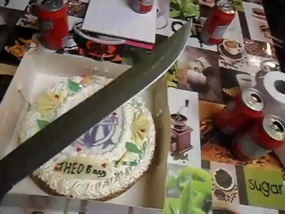 anniversaire theo mon  gateau