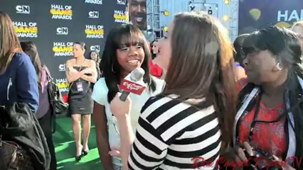 Gabby Douglas at Cartoon Network's 3rd Annual Hall of Game Awards @gabrielledoug #hallofgameawards