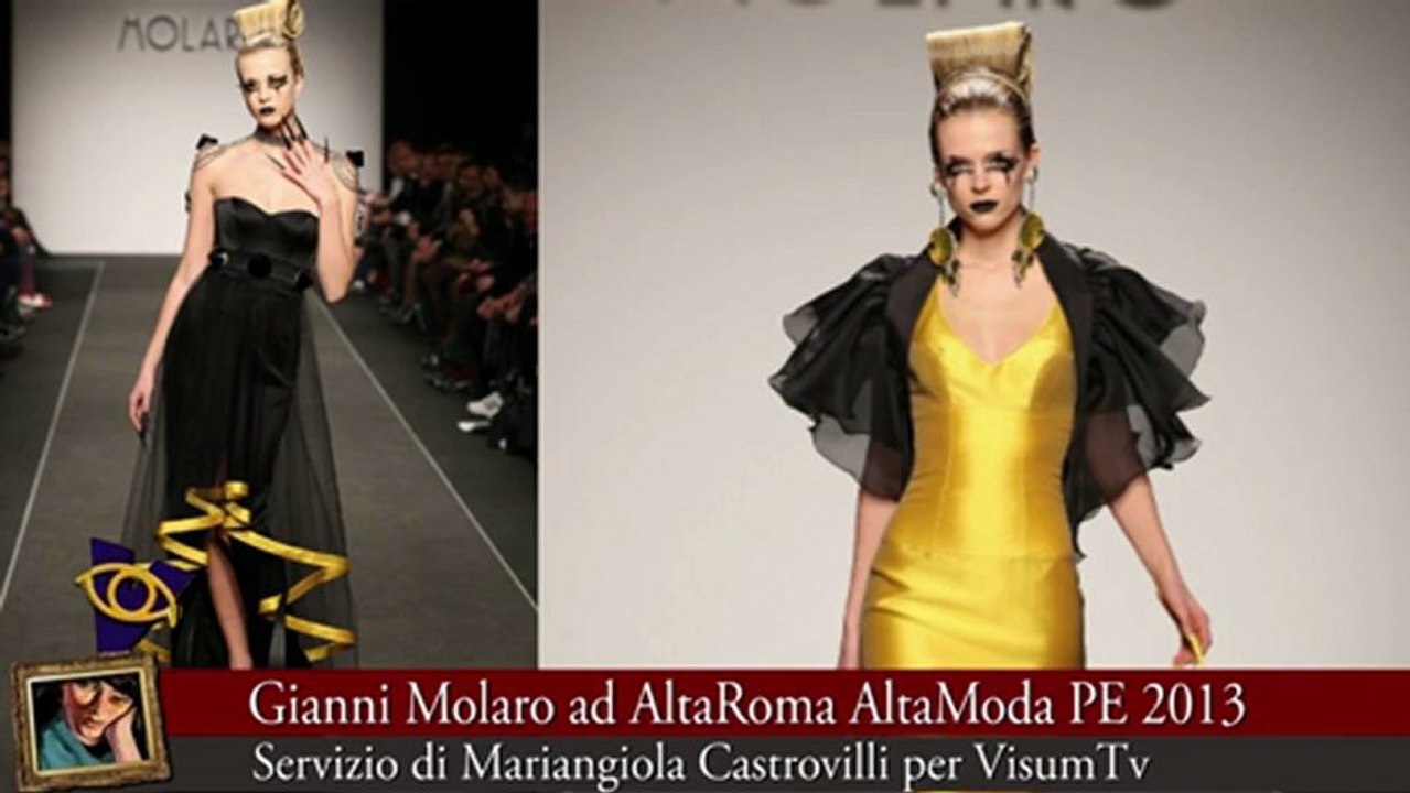Gianni Molaro ad AltaRoma AltaModa PE 2013