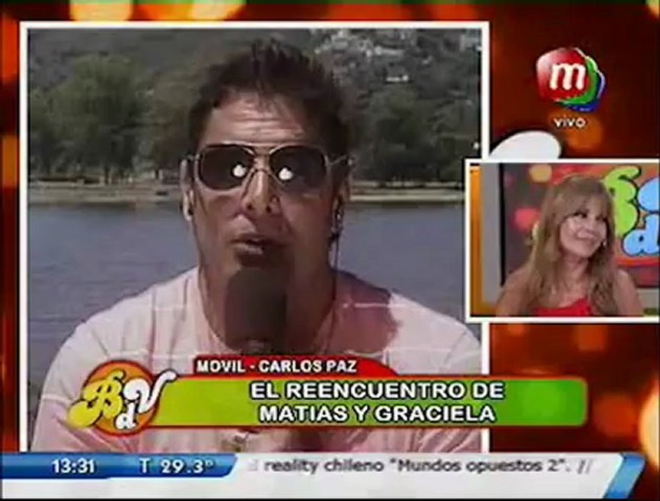 El reencuentro de Matías Alé y Graciela Alfano en BDV