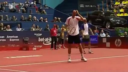 Magnifique jeu défensif - tennis