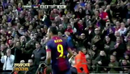 Alexis Sanchez gol Vs Getafe [10-02-2013]