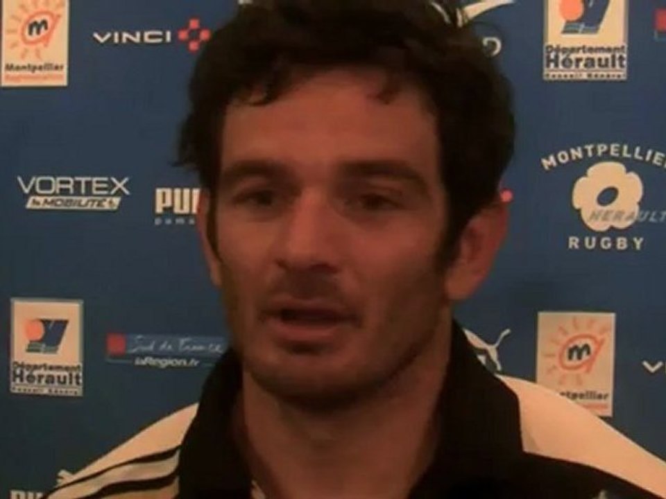 Yoan Audrin après Montpellier - Biarritz : 09/02/2013