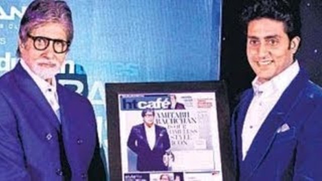 Amitabh & Abhishekh Wins HT Mumbai's Most Stylish 2013 Awards !