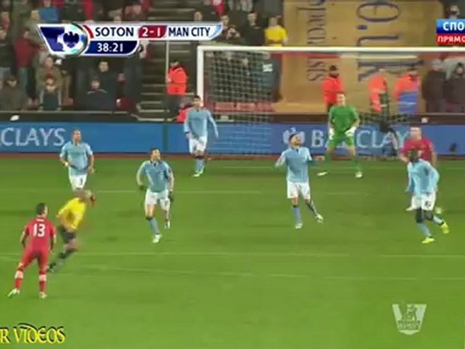 Edin Dzeko goal Vs Southampton 9-2-2013 1080_HD
