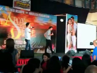 Piolo with a cute baby girl doing i-Dawn Zulueta mo ako