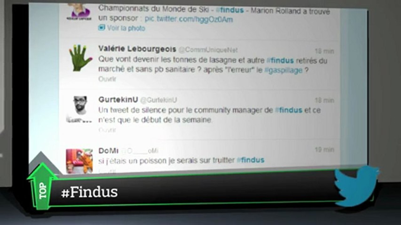 Top Média : La viande de cheval dans les plats Findus déchaine Twitter