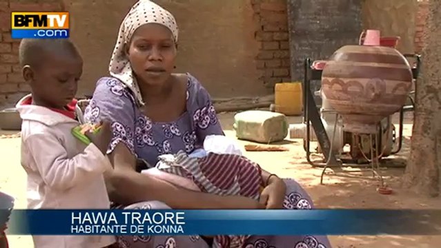 Mali : dans les rues de Konna, un mois après l'envoi des troupes françaises - 11/02