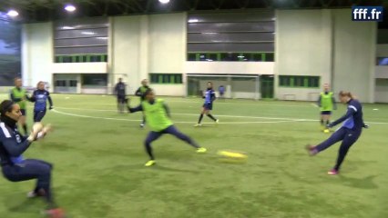equipe de France Féminine : les Bleues préparent l'Allemagne dans le froid