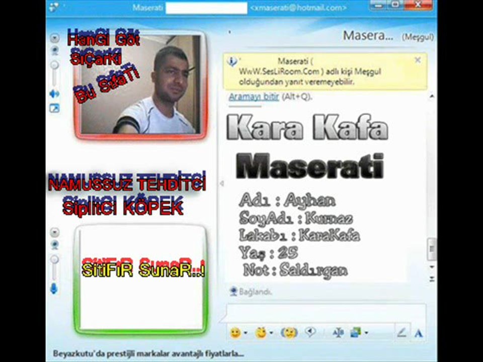 Maserati denilen köpeğin kızları tehditi izle.! www.seslizirve.com seslizirve