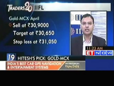 Sell Gold at a stop loss of Rs 31,050 : Hitesh, IIFL