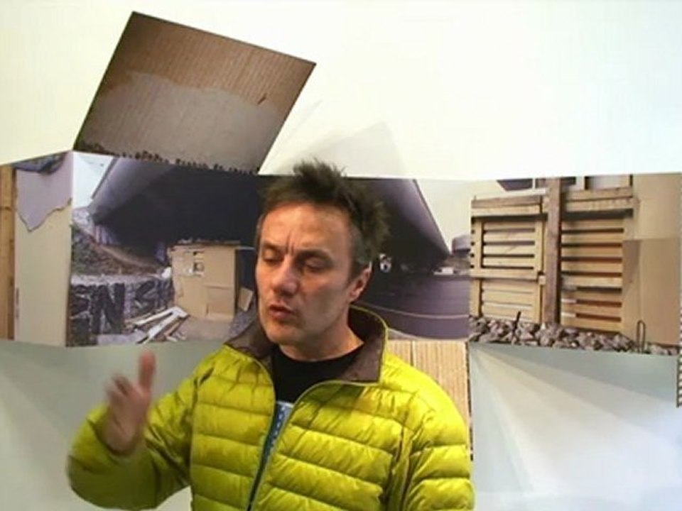 Yves Buraud à propos de son exposition " Archipel Précaire"