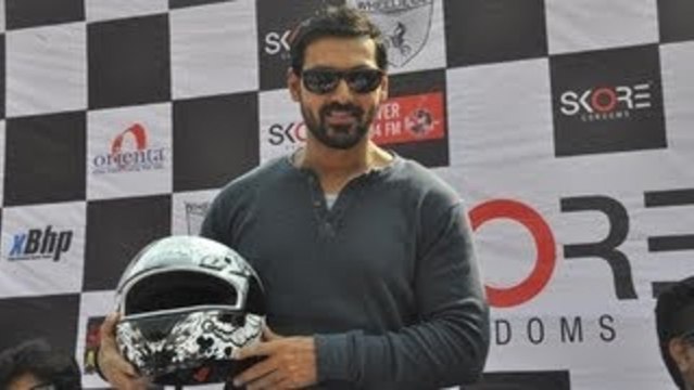 John Abraham at Safety Drive Rally By 600 Bikers !